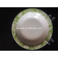 new style white porcelain wide edge plate, ceramic omega plate, deep plate